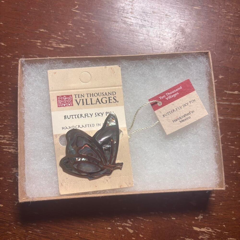 Ten thousand villages butterfly sky
